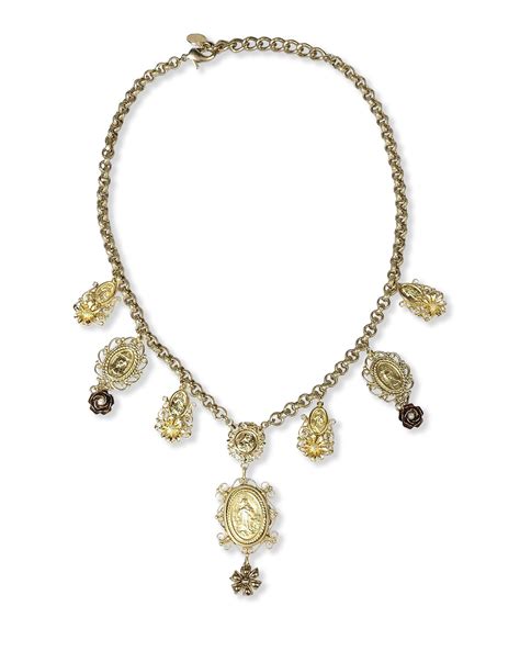 dolce gabbana kette gold|dolce and gabbana jewelry.